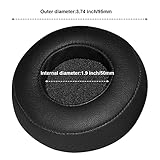 Pro Replacement Earpads Memoery Foam Ear Cushion Covers Compatible with Monster Beats by Dr.Dre PRO/Detox Headphones (Black)