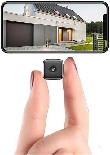 Mini Wireless WiFi Camera Hidden Spy HD Cameras Small Home Indoor Outdoor Security Camara Security Camera Nanny Body Pet Dog Cam Motion Detection Function Built-in Battery House Cams Night Vision