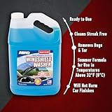 ABRO Car Windshield Cleaner Ready to Use Formula - 1 Gallon, Pre-Mixed, Delivers Streak-Free Cleanliness, Removes Bugs & Tar