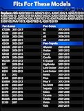 YZHIDIANF Pre-Programed TPMS Sensor for:-Toyota Tacoma Tundra Camry for:-RAV4 Corolla Matrix, 315MHZ Tire Pressure Monitoring System Sensors for:-Lexus, 4260706011 (4 PCS)