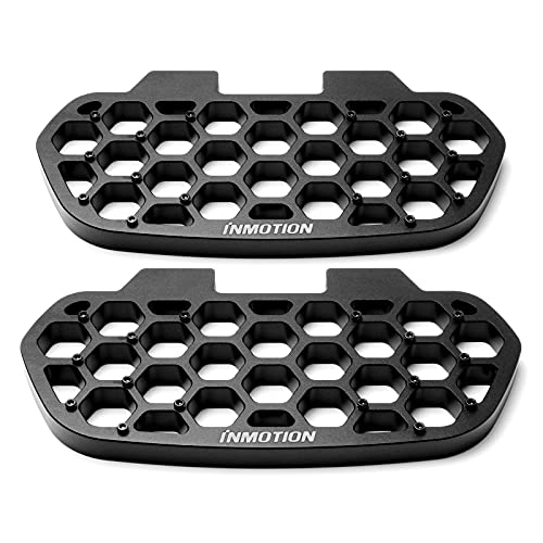 HUAYUWA V11 V12 V13 Honeycomb Pedals, Compatible for Inmotion V11Y V12Pro V13Pro Electric Unicycles Non-Slip Off-Road Pedals High-Density Aviation Aluminum Footrest Accessories (Black)