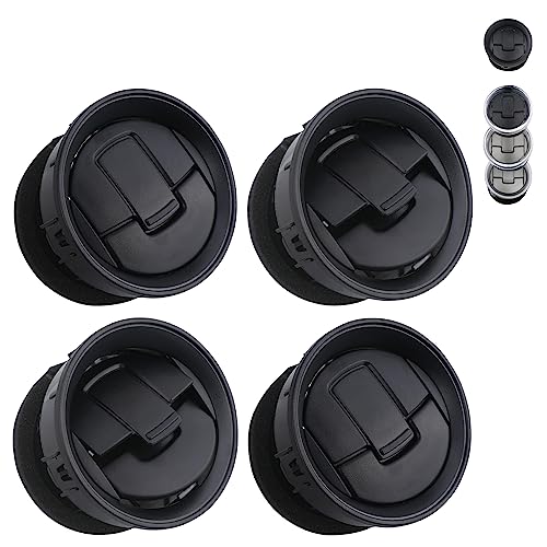 TQPONLY Dashboard AC Heater Air Duct Vent Louvre (4 Pcs) Compatible with 2009-2014 Ford F150 Lobo Interior Accessories Replaces 9L3Z-19893-AA