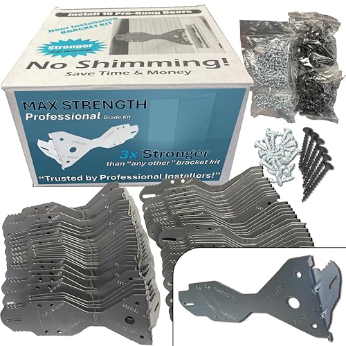 EXPR® Premium Door Install Kit - Max Strength (Secures Both Sides) | Official Door Stud® Bracket