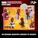 YuMe Deadpool Classic Series Hero Box - Blind Box, 2" to 4" Collectible Toy Figurines, Marvel Superhero Movie Inspired Toy Figure Set, Fun Gifts for Adults, Boys, Girls, and Kids Ages 14+, Whole Set