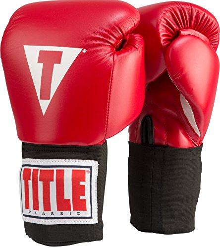 Title Classic USA Boxing Competition Gloves, Red, 10 oz