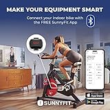 Sunny Health & Fitness 2-in-1 Advanced Cadence/RPM + Speed Sensor, Cadence Sensor Bluetooth ANT+ for Indoor/Outdoor Bikes, Magnet-Less Design for Outdoor Cycles, Exercise Bikes, and More - CB110S