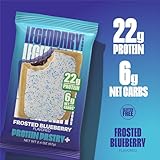 Legendary Foods 22 g Protein Pastry Bundle - Low Carb Meal Replacement Bar - Gluten Free Protien Snacks - Healthy Keto Snack Box - Low Sugar Energy Bars - Bariatric Diabetic Friendly 16 Pack