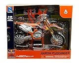 New-Ray Motorcycles 1:12 Compatible with KTM 450 SX-F Red Bull KTM #7 Aaron Plessinger 58363