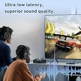 WallarGe Wireless Headphones for TV Watching, Easy Setup and Comfortable Bluetooth Headphones with RF Transmitter Charging Dock, 100 Ft Wireless Range, Rechargeable 25 Hours Play and No Audio Delay