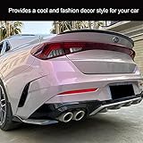 Hyorabyn Rear Bumper Lip Spoiler for Kia K5 Optima DL3 2021 2022 2023 Wrap Angle Protector Accessories Trim ABS 2pc Gloss Black