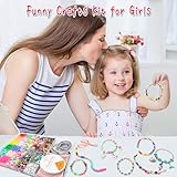 leitait Girls Toys Bracelet Making Kit -3400pcs Beads for Charm Jewelry Making Kit Supplies, Unicorn/Mermaid Crafts Birthday Christmas Gifts for Girls Ages 5 6 7 8 9 10 11 12 Years Old