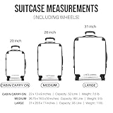 LIVE x MAINTAIN Personalized Luggage Your Photo Image logo or design TSA Lock with 4 Spinner Wheels Hard Case Custom Suitcase (Carry-On 22-Inch)