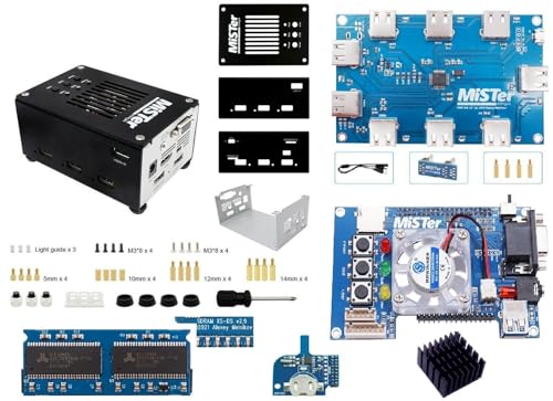 Generic Mister FPGA Metal Case + 128MB SDRAM + IO VGA + HUB + Fan for Terasic DE10-Nano