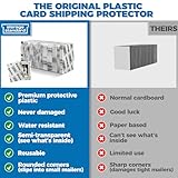 Trading Card Shipping Protectors 110 Pack 3.5'' x 4.5'' - Premium Ultra Strong Plastic Inserts Card Mailers - Precut Supply Sleeves for Sports MTG Cards Packaging - Flats for Card Breakers