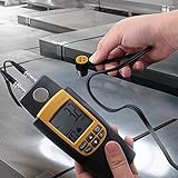 Gain Express Dual Thickness Meter Gauge Wave Velocity 1000~9999m/s for Steel, Aluminum, Copper, Glass