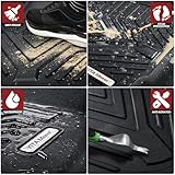 YITAMOTOR All Weather Floor Mats 3 Row Compatible With 2013-2020 Nissan Pathfinder/2013 Infiniti JX35/2014-2020 Infiniti QX60, Unique Black TPE Guard Includes 1st 2nd and 3rd Row Full Floor Liners Set