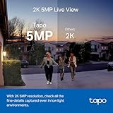 Tapo TP-Link Smart Video Doorbell Camera, Battery Powered, Chime Included, 2K 5MP, Color Night Vision, 2-Way Audio, Free AI Detection, Cloud/SD Card Storage, Works w/Alexa & Google Home, D230S1