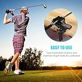 Drunhan Golf Club Grip Vise Clamp Kit, 360° Swivel Portable Table Vise, Golf Club Calibration Tool, Club Grip Replacement Tool, Suitable for Golf Club Grips