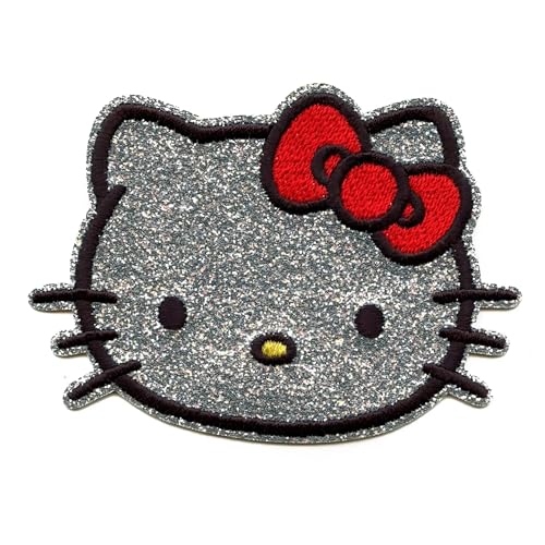 High IntenCity Polyester Hello Kitty - Glitter Round Patch