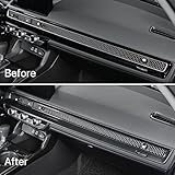 for Civic 2025 2024 2023 2022 Dashboard Airvent Trim Cover, for Honda Civic Sedan Hatchback LX EX EX-L Sport Touring Interior Decoration Moulding Accessories- Sporty Carbon Fiber, NOT for CRV