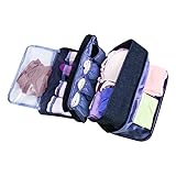 Portable Waterproof Underwear Storage Bag Travel Bra Organizer Lingerie Socks Toiletry Bag Layer Cosmetic Pouch for Women Men