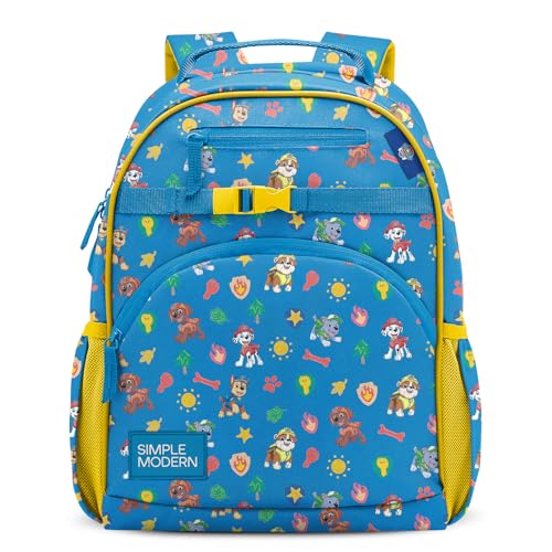 Simple Modern Medium Paw Patrol Toddler Backpack for School Girls and Boys | Kindergarten Elementary Kids Backpack | Fletcher Collection | Kids - 15" tall | Paw Patrol Outdoor Adventures