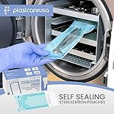 2000 Bulk Sterilization Pouches, Sterilizer Autoclave Bags for Sterilizing Cleaning Medical and Dental Instruments Tools, 10 Boxes of 200 (2.25" x 4")