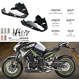 TAZGANTAX Motorcycle Accessories Belly Pan Engine Spoiler Lower Fairing Cowling Cover Body Frame Panel Compatible with Ka-wa-saki Z900 Z 900 2020 2021 2022 2023 2024 (Black)