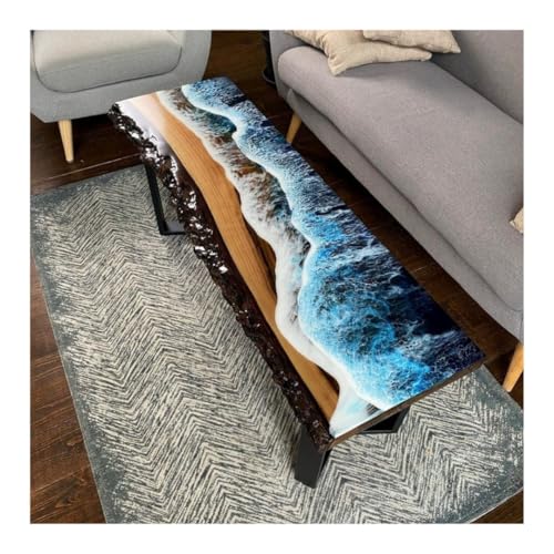 Epoxy River Table with Natural Wood Slab Top, with Legs for Coffee Table Living Room Table, Home Décor Bar Counter