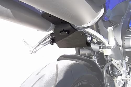 Fender Eliminator Kit fits Yamaha 07-08 R1 with LED turn signals, SS sportbike motorcycle license plate mount with tag light by Bikelitez