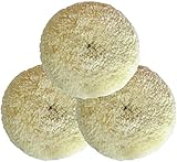 Wool Buffing Pad Kit 7Inch 3PCS, 100% Natural Wool Car Auto Hook and Loop Grip Buffing Pad for Compound Cutting & Polishing for Car,Boats, Trucks and RVs Polishing Motorcycle Washing Machine