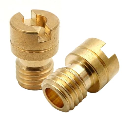 Applicable to Small Round Head Main Jet Jets 6mm for Mikuni N102/221 PWC SBN BSR Bandit250 Carburetor Carb Kawasaki injectors Nozzle(57.5)