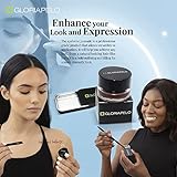 GLORIAPELO Eyebrow Gel and Brow Soap – Set of 2 Soap Eyebrow Kit with Spoolie and Eyebrow Pomade Dark Brown or Chocolate – Long-Lasting, Waterproof Vegan Formula – Natural Eyebrow Effect