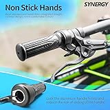 SYNERGY Electric Motorcycle Accelerator Right Hand Full Twist Throttle Ebike Throttle Compatible 12V-72V Suitable for 500W 1000W 1500W Hub Motor (Accelerator Waterproof Male)