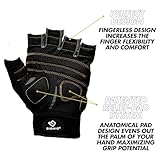 Men's Beastmode Half Finger Fitness Gloves (Medium)