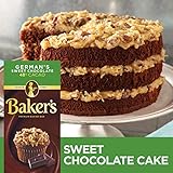 Baker's German's Sweet Chocolate Baking Bar, 4 Ounce (Pack of 12)