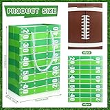 KEEPARTY 16PCS Football Gift Bags with Handles have Two Different Classic Patterns for Sports Game Parties Easy Carry Wide Applications Perfect Football Gift Bags Bulk and Party Favors