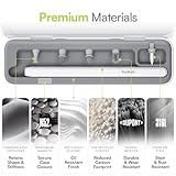 KeyBudz Air Care 2.0 AirPods Cleaning Kit - Patented Multi-Tool Cleaner with Interchangeable Brush Tips for AirPods, iPhone and Apple Devices with Sticky Squares Putty, Hard Case and Travel Pouch