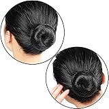 Smilco Hair Net 100 Pcs, 22 Inches Hair Nets Elasticity Invisible Elastic Mesh for Food Service, Ballet Bun, Sleeping, Women and Wig (100, Black)