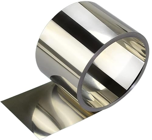 GatherTOOL 1PC 99.96% Pure Nickel Plate Strap Strip Sheets 0.15mm X 30mm Pure Nickel for Battery Electrode Spot Welding Machine 18650 Nickel (Size : 5M)