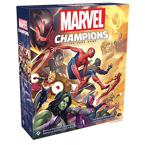 Marvel Champions The Card Game (Base Game) - Superhero Strategy Game, Cooperative Game for Kids and Adults, Ages 14+, 1-4 Players, 45-90 Minute Playtime, Made by Fantasy Flight Games