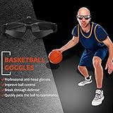 Weewooday 20 Pieces Adjustable Lightweight Basketball Dribbling Goggles, No Look Eye Goggles for Sport Dribble Training