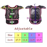 Kids Dirt Bike Gear Motorcycle Armor, Kids Chest Protector Motocross Motorcycle Protective Gear Body Armor Vest Knee Pads Elbow Pads Kids Gear Armor Suit for Cycling Off-Road Riding