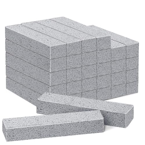 30 Pack Pumice Stone for Toilet Bowl Cleaning, Toilet Pumice Stones for Cleaning Toilets, Bathtubs, Grills, Swimming Pools, Sinks
