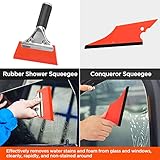 ValueMax Window Tint Kit 10PCS Car Vinyl Wrap Tools Protective Film Installation Set Including Rubber Vinyl Squeegees, Felt Squeegees, Safety Cutter Knife, Utility Knife with Blades