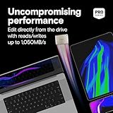 Crucial X9 Pro for Mac 2TB Portable SSD - Up to 1050MB/s Read and Write - Mac Ready, with Mylio Photos+ Offer - USB 3.2 External Solid State Drive - CT2000X9PROMACSSD9B02