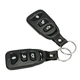 Shkalacar Power Central Locking System Keyless Entry System Universal Keyless Entry Car Kit with Trunk Release Button Remotes & 4pcs Door Lock Actuator