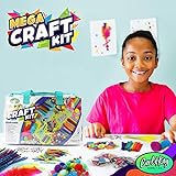 Mega Arts and Crafts Kit for Kids Age 4-8 - Toddler Art Supplies for Preschool, Kindergarten, Homeschool Projects