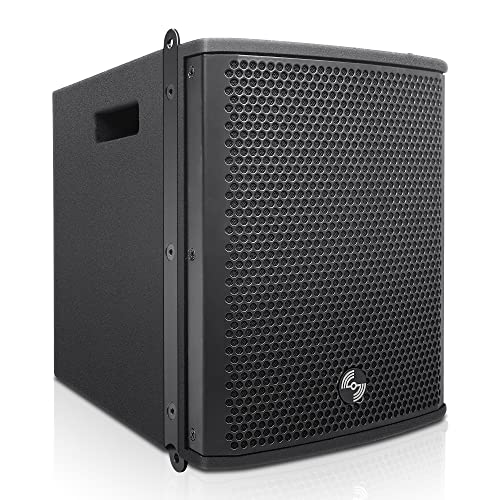 Sound Town ZETHUS Series Ultra-Compact Powered Line Array PA Speaker, with Class-D Amp, DSP, for Live Sound, Stage, Clubs, Churches and Schools (ZETHUS-M3PW)