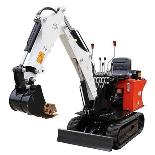 Full Hydraulic Mini Excavator Crawler Small Wheel Construction Backhoe Excavators for Garden Micro Household Farm Excavating Machine